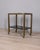 Mid-Century Modern Vintage Italian Brass and Smoked Glass Trolley, 1970s For Sale - Image 3 of 11