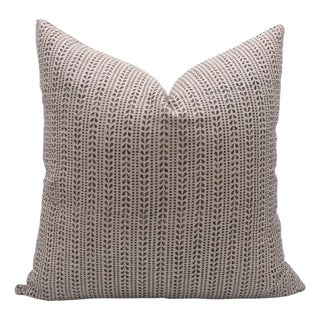 Fabdivine Thick Linen Cushion Cover 14x20 Inch Modern Home Accent- Ratan Bel For Sale