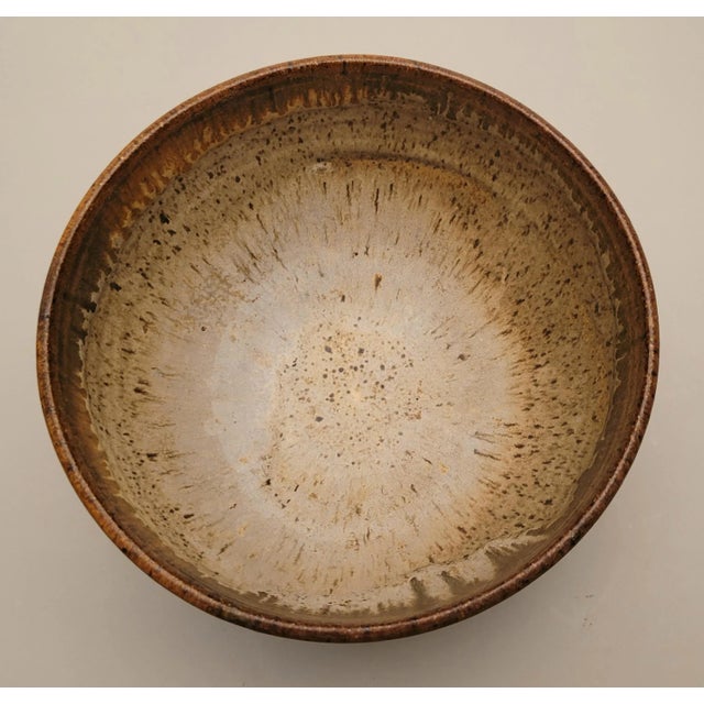 Ceramic Studio Pottery Bowl by Nancy Valk For Sale - Image 7 of 12