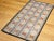 Vintage American Hand Hooked Rug, Wool on Cotton, Allover Geometric Pattern, 28” X 55” For Sale - Image 9 of 10