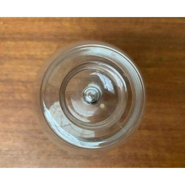 Vintage Italian Glass Bubble Vase For Sale - Image 6 of 12