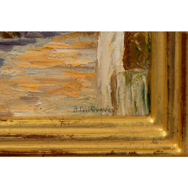 American Impressionist Painting of Camel at Souq Al Jum’aa by Albert Graves For Sale - Image 9 of 18