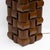 Sculptural Teak and Brass Table Lamps, Italy, 2000, Set of 2 For Sale - Image 6 of 7