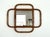 Large Italian Organic Wall Mirror in Rattan and Bamboo, 1970s For Sale - Image 6 of 15