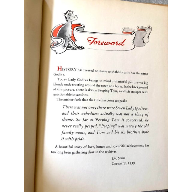 Dr. Seuss Book the Seven Lady Godivas, 1st Ed. 1939 For Sale - Image 10 of 13