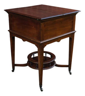Vintage Elevette Drinks Cabinet in Mahogany from Aspreys, 1920s, Set of 7