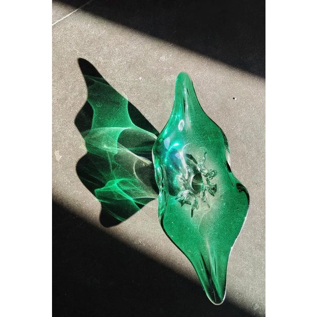 Decorative Glass Fruit Bowls attributed to Josef Hospodka, Former Czechoslovakia, 1970s, Set of 4 For Sale - Image 9 of 10