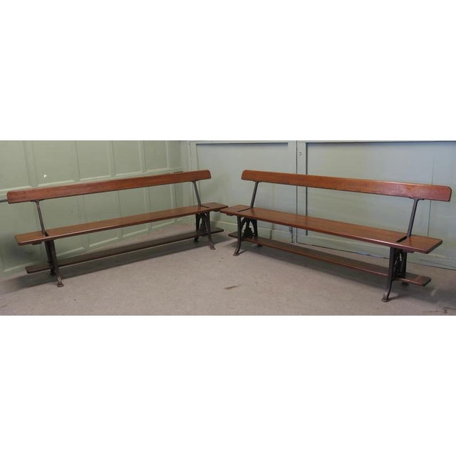 Victorian Tram Reversible Bench, 1880 For Sale - Image 4 of 7