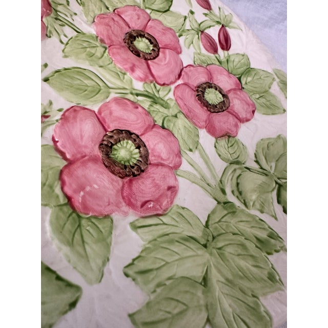 Set of 4 "Fleurs Du Jour" by Shafford Floral Plates For Sale In Palm Springs - Image 6 of 8