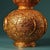 Metal Ornate Vintage Gilt Bronze Double-Gourd Vase - High-Relief Chinoiserie Vessel For Sale - Image 7 of 10