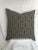 Black Black & White Tribal Woven Ikat Pillow For Sale - Image 8 of 8
