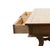 Wood Thomasville Furniture Monterey Collection Spanish Mediterranean White Oak 62" Writing Desk W. Metal Spanner 175-6125-8 For Sale - Image 7 of 12