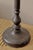 French Adjustable Library Table Lamp in Patinated Bronze and Milk Glass, 1930s For Sale - Image 6 of 7