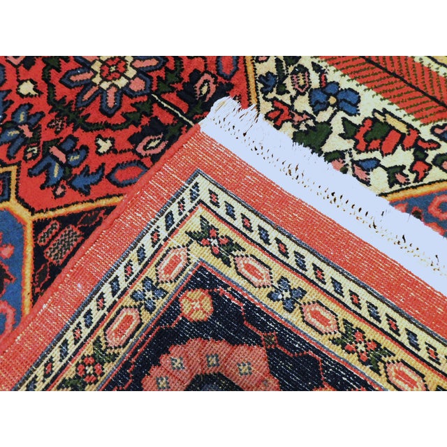 Vintage Bakhtiar Style Hand Knotted Indian Rug. 8'3"x 10' For Sale - Image 15 of 16