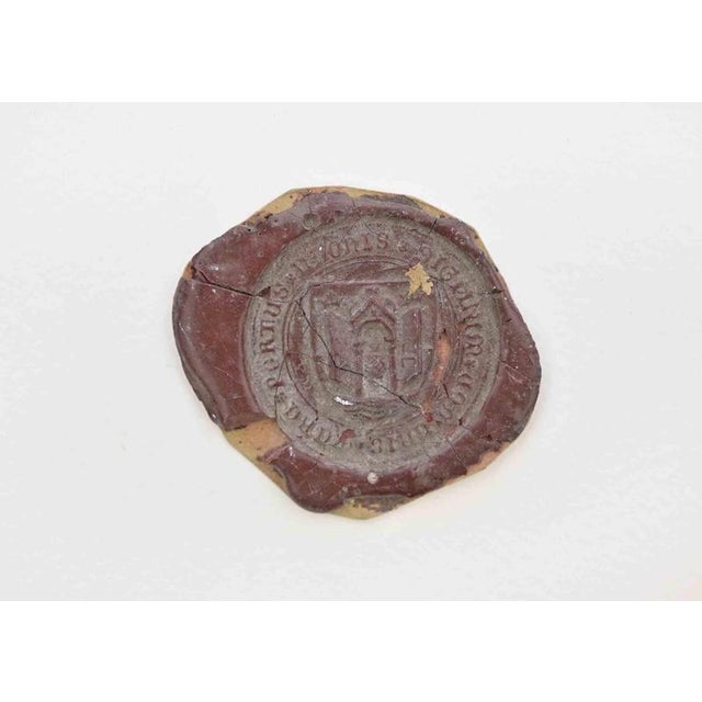 Ancient Sealing Wax Seal. Italy, late 18th Century. Good condition with signs of age.