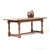 Large Farmhouse Rustic Country Dining Table in Oak For Sale - Image 9 of 12