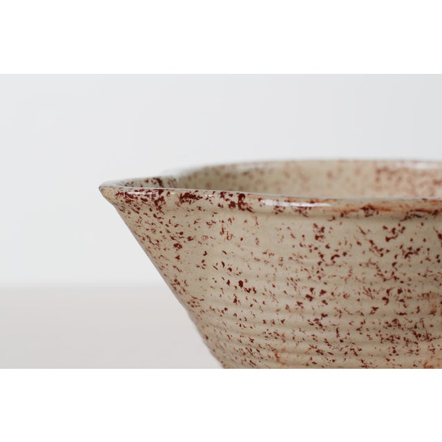 1920s Monmouth Western Stoneware Batter Bowl Pitcher For Sale - Image 11 of 13