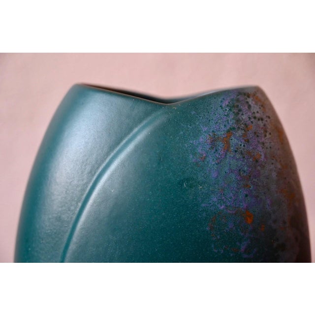 Fat Lava Floor Vase in Stoneware, West Germany, 1970s For Sale - Image 3 of 9
