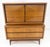 1970s Diamond Shape Front Drawers High Chest Walnut Mid Century Modern Dresser For Sale - Image 5 of 12