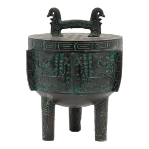 Getz Bros. 1960s Chinese Shang Dynasty Legacy Line Ice Bucket Not James Mont
