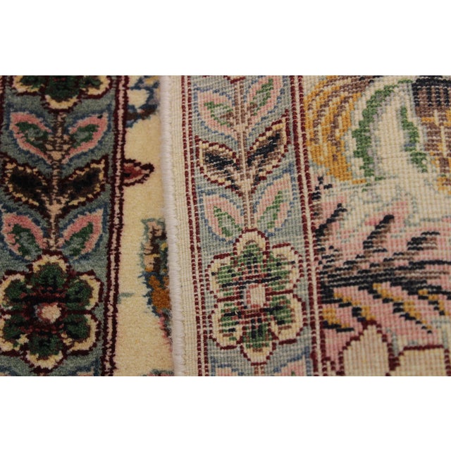 Textile Shabby Chic Pak-Persian Beige/Gray Wool Rug - 1'6'' X 2'0'' For Sale - Image 7 of 9