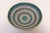 Mid-Century Modern Large Teal and Gilt Ceramic "Seta" Pedestal Bowl by Aldo Londi for Bitossi Italy For Sale - Image 3 of 16