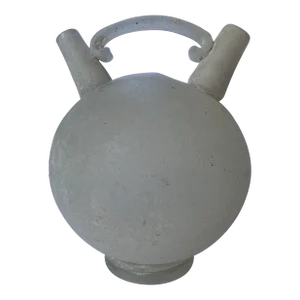 1990s Murano Scavo Glass Vase, Styled After Ancient Roman Vessel