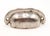 Abstract Pair of Vintage 3.625 In. Polished Nickel Brass Cup Bin Pulls For Sale - Image 3 of 5
