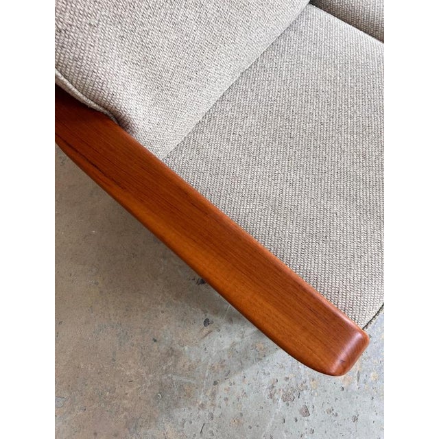 3-Seater Sofa in Teak and Wool, Denmark, 1960s For Sale - Image 10 of 11