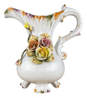 Vintage Mid 20th Century Italian Ceramic Pitcher by Bassano, 1970s