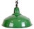 Industrial British Green Enamel Factory Pendant Lamp, 1960s For Sale - Image 18 of 18