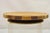 Vintage Mid Century Modern Teak & Oak Wood 24" Round Spinning Charcuterie Cutting Board For Sale - Image 4 of 12