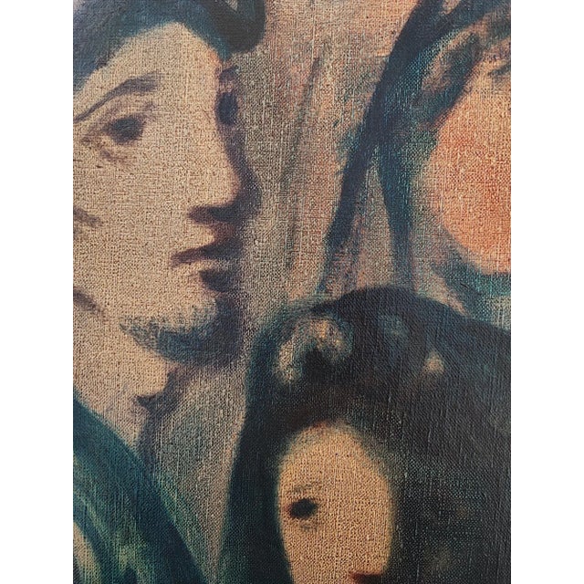 Sylvain Vigny, Personnages, Oil on Canvas For Sale - Image 5 of 8