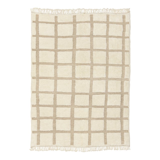 Hand-Knotted Wool Premium Rug by Azele Studio For Sale