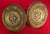 Brass Large Antique 19th Century American Federal Empire Spun Brass Classical Drapery Tie Backs - A Pair For Sale - Image 8 of 16