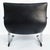 Black 1980s Giovanni Offredi Saporiti Italia Onda Wave Chair, Black Leather, Chrome For Sale - Image 8 of 16