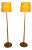 Swedish Oak Floor Lamps from Aneta, 1960s, Set of 2 For Sale