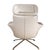 White B&b Italia Radar Lounge Chair by James Irvine White Leather Swivel Lounger Italy For Sale - Image 8 of 17