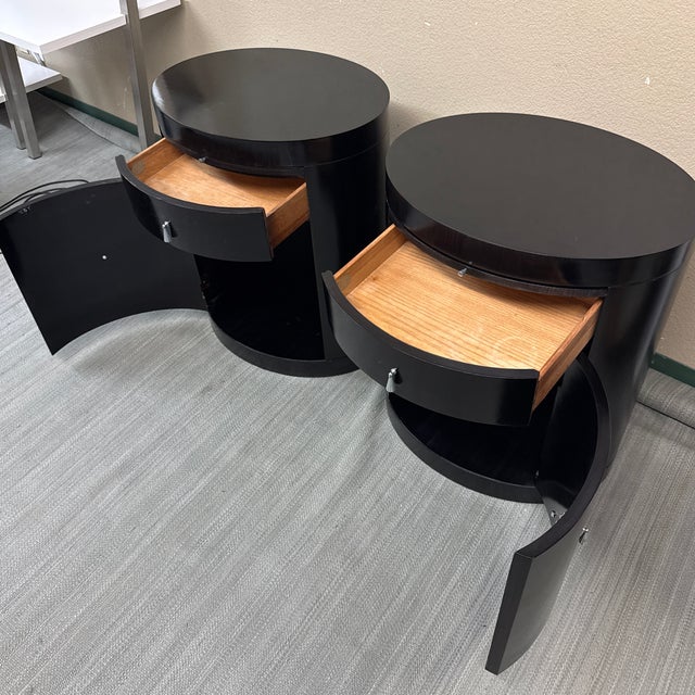 Early 21st Century Baker Furniture Archetype Nightstands, Pair For Sale - Image 5 of 11