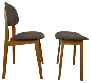 Set of Beech Chair & Stool, 1960s