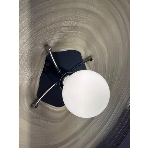 Plastic Hanging Lamp in Chrome from Cristallux For Sale - Image 7 of 11