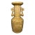 Antique Chinese Official‑Style Yellow‑Glaze Porcelain Vase With Phoenix Handles For Sale