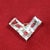 Vintage Rock Crystal & Sterling Victory Brooch 1940s For Sale - Image 4 of 9