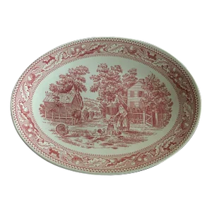 1980s Royal China Memory Lane Serving Platter