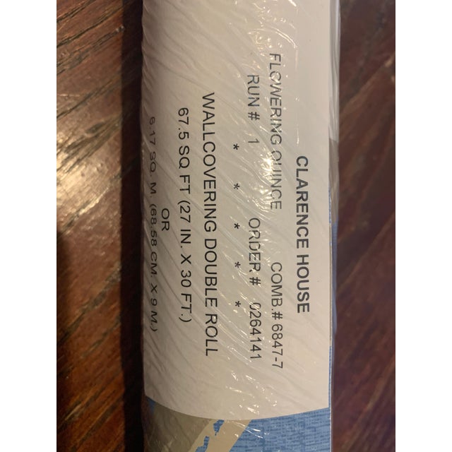 Clarence House Flowering Quince Wallpaper in Sky Chairish