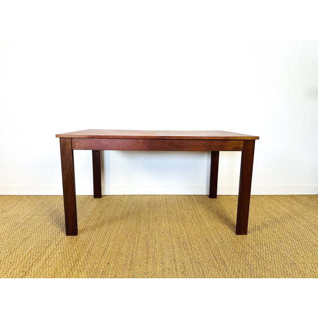 Contemporary Vintage Teak Rectangular Dining Table, 1960ss For Sale - Image 3 of 11