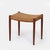 Brown Danish Model 77A Stool by Niels Otto Møller for J.L. Møllers Møbelfabrik, 1960s For Sale - Image 8 of 8