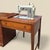 1966 Singer Slant-O-Matic 600 Sewing Machine in Mid-Century Wood Cabinet For Sale - Image 14 of 18