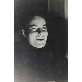 Vintage 1938 Trick Photograph Snapshot Ghostly Head For Sale