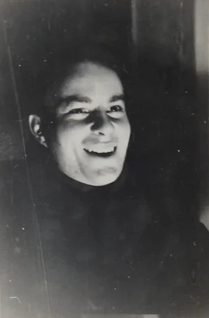 Vintage 1938 Trick Photograph Snapshot Ghostly Head